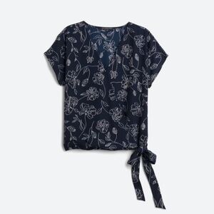 West Kei Faux Wrap Top